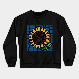 Sunflower Mosaic Crewneck Sweatshirt